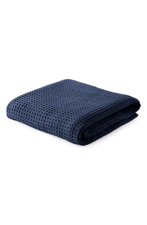 Super Soft Cotton All-Season Waffle Weave Throw Blanket
