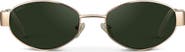 WMP Eyewear Verona - 54mm Oval Metal Sunglasses