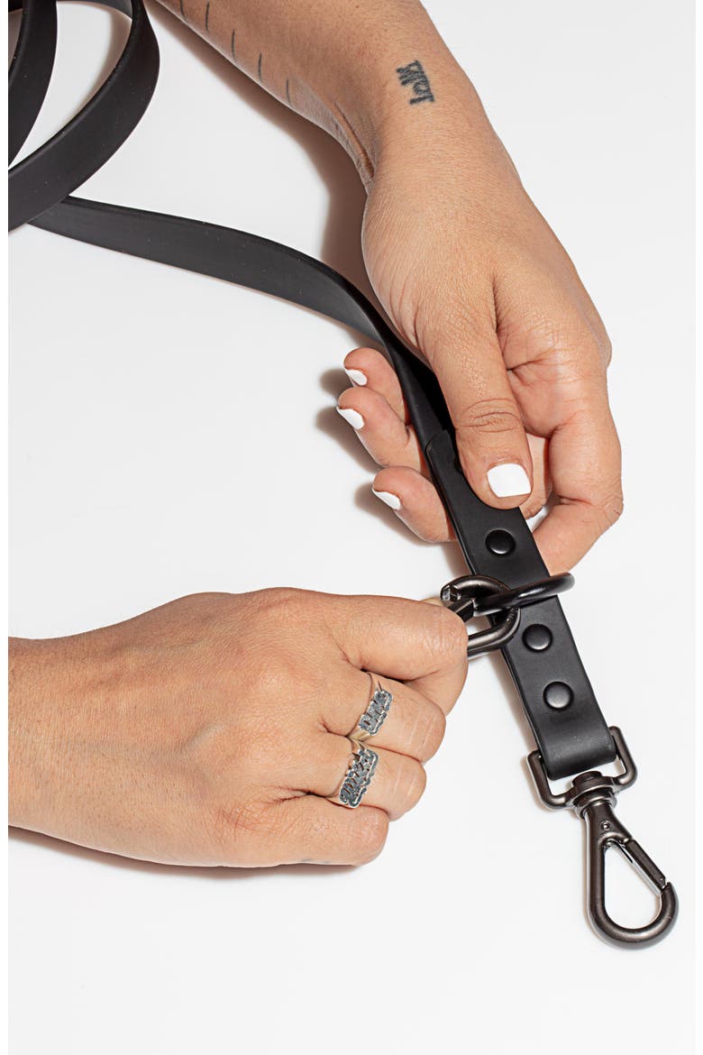 All-Weather Leash, Alternate, color, BLACK