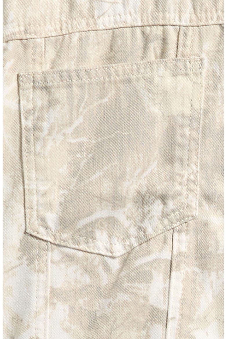 Kids' Print Trucker Jacket, Alternate, color, SNOW CAMO