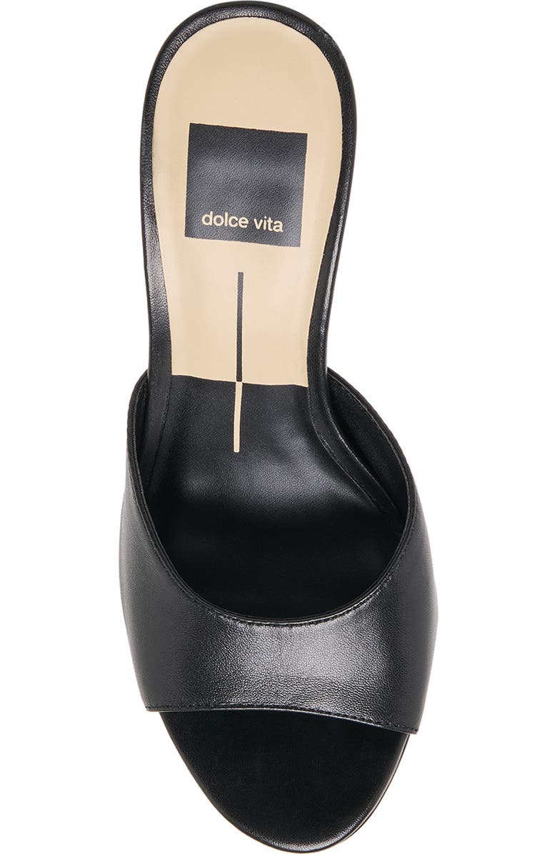 Dolce Vita Rosha Slide Sandal, Alternate, color, Black Leather