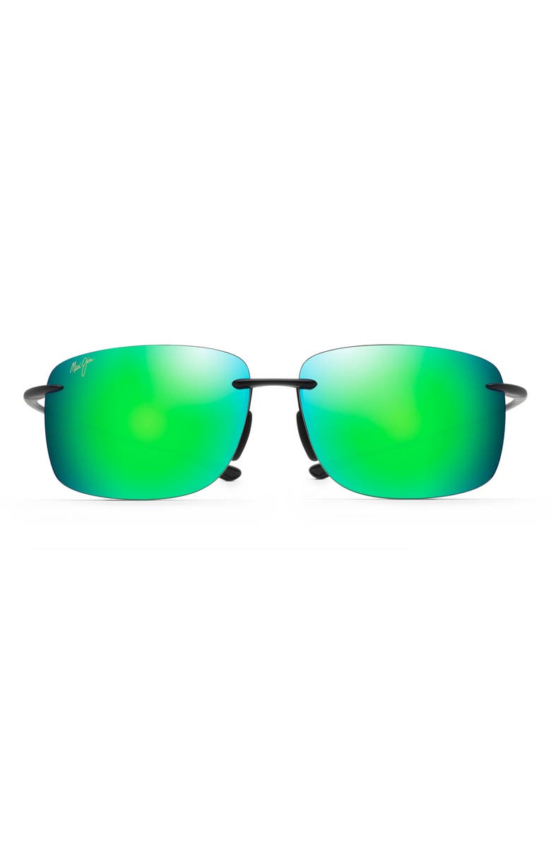 Maui Jim Hema 62mm Polarized Rectangular Sunglasses, Main, color,