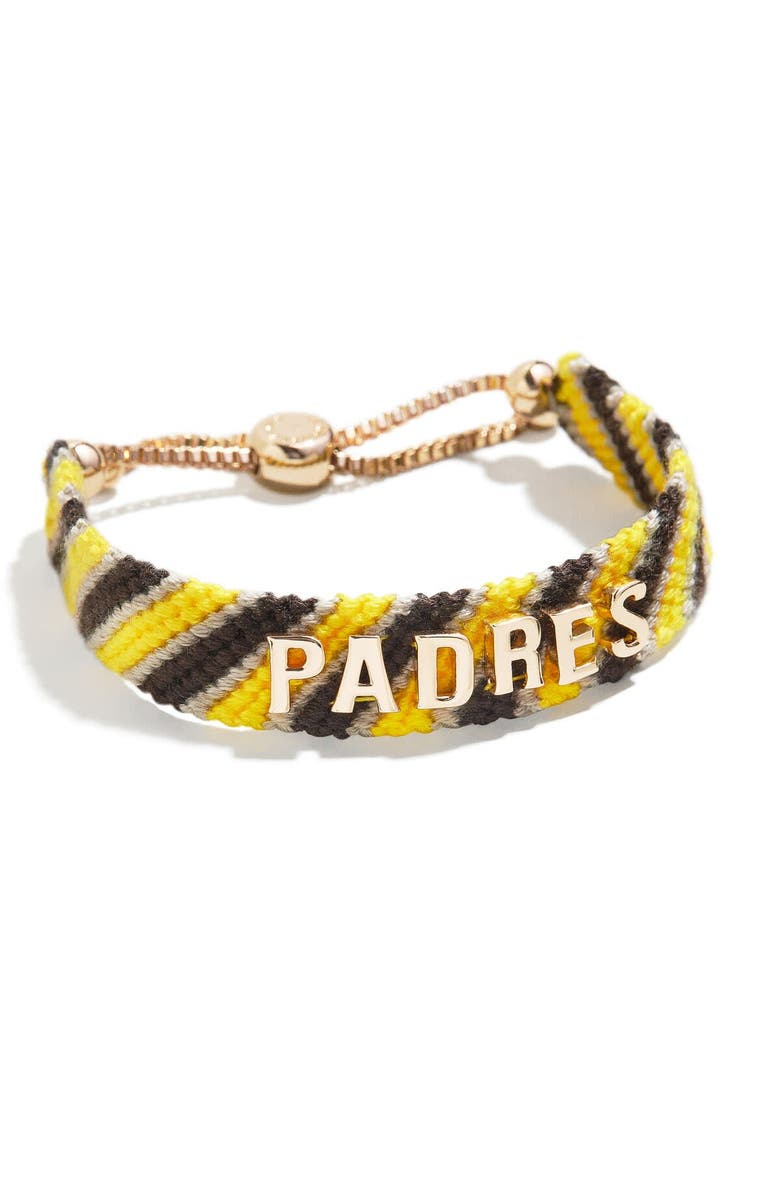 BaubleBar San Diego Padres Woven Friendship Bracelet, Main, color, 