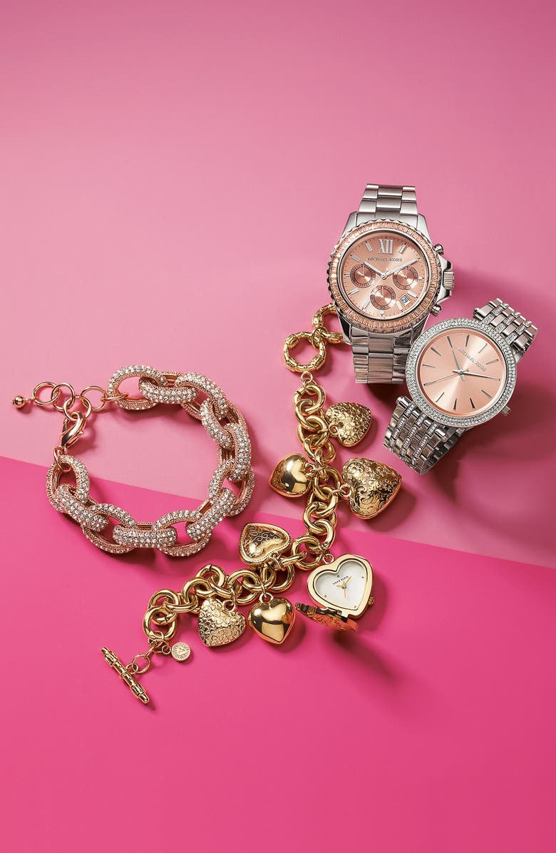 Nordstrom Pavé Link Bracelet, Alternate, color,