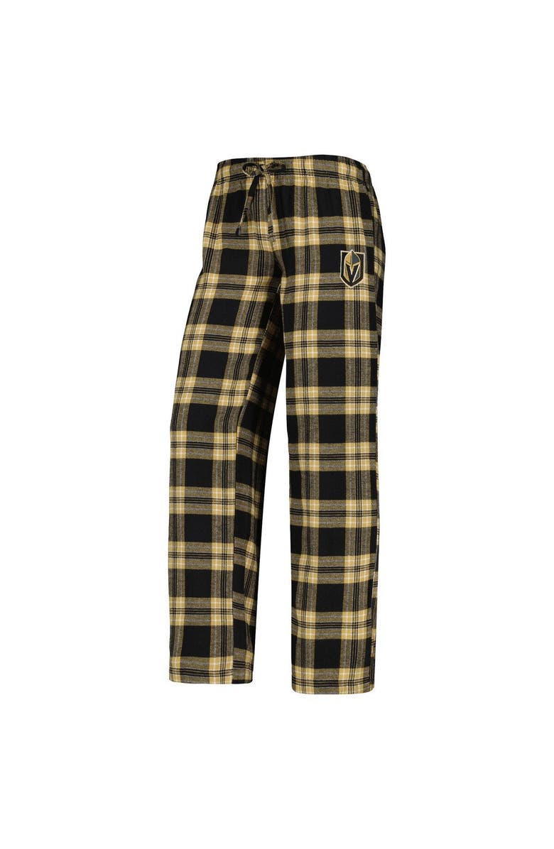 CONCEPTS SPORT Women's Concepts Sport Black/Gold Vegas Golden Knights Badge T-Shirt & Pants Sleep Set, Alternate, color, 