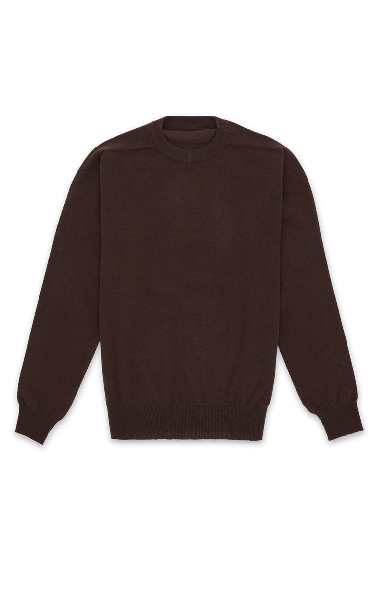 Fortela Cashmere Jumper, Main, color, Dark Brown
