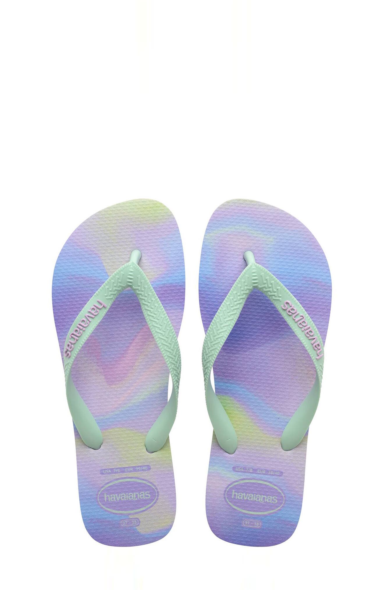 Havaianas Kids' Top Fashion Flip Flop, Alternate, color, Purple Fantasy