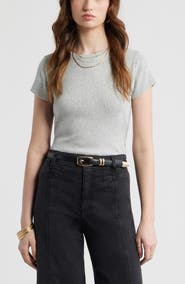 Treasure & Bond Tuckable Rib Baby Tee