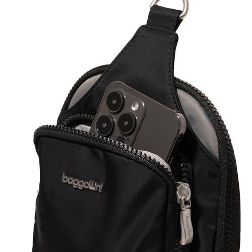 Baggallini Central Park Sling Bag In Black
