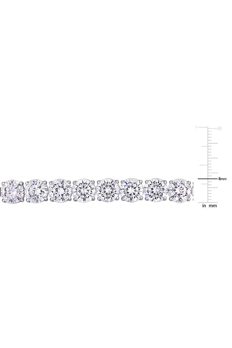Cubic Zirconia Tennis Bracelet Sterling Silver, Alternate, color, Sterling Silver