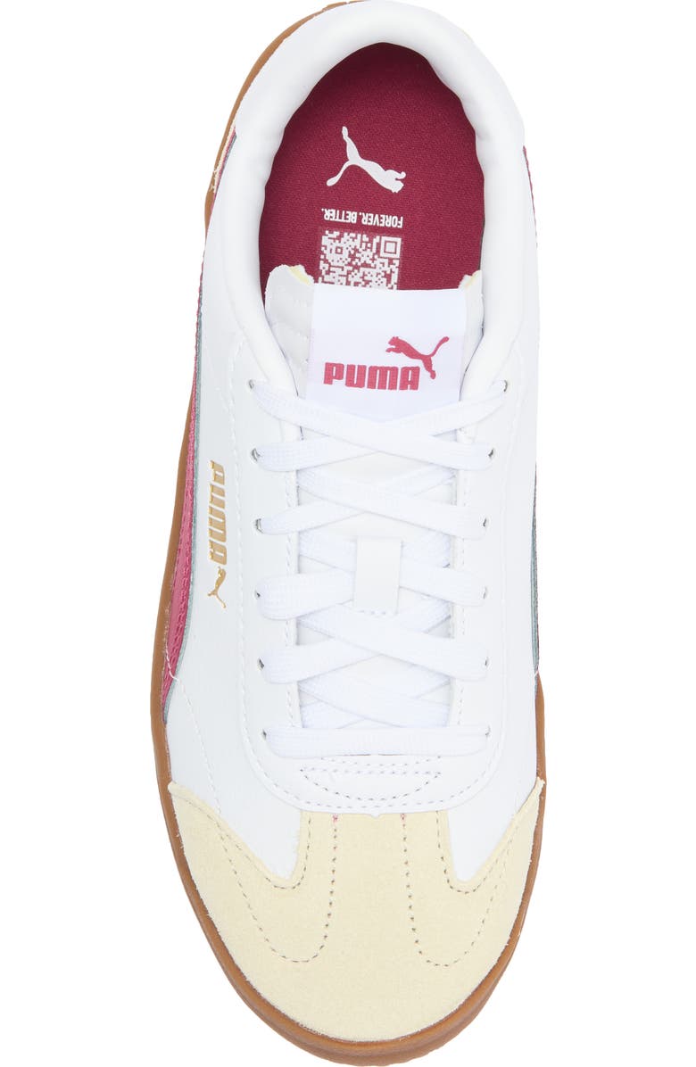PUMA Club 5V5 Sneaker, Alternate, color, Puma White-Port-Alpine Snow