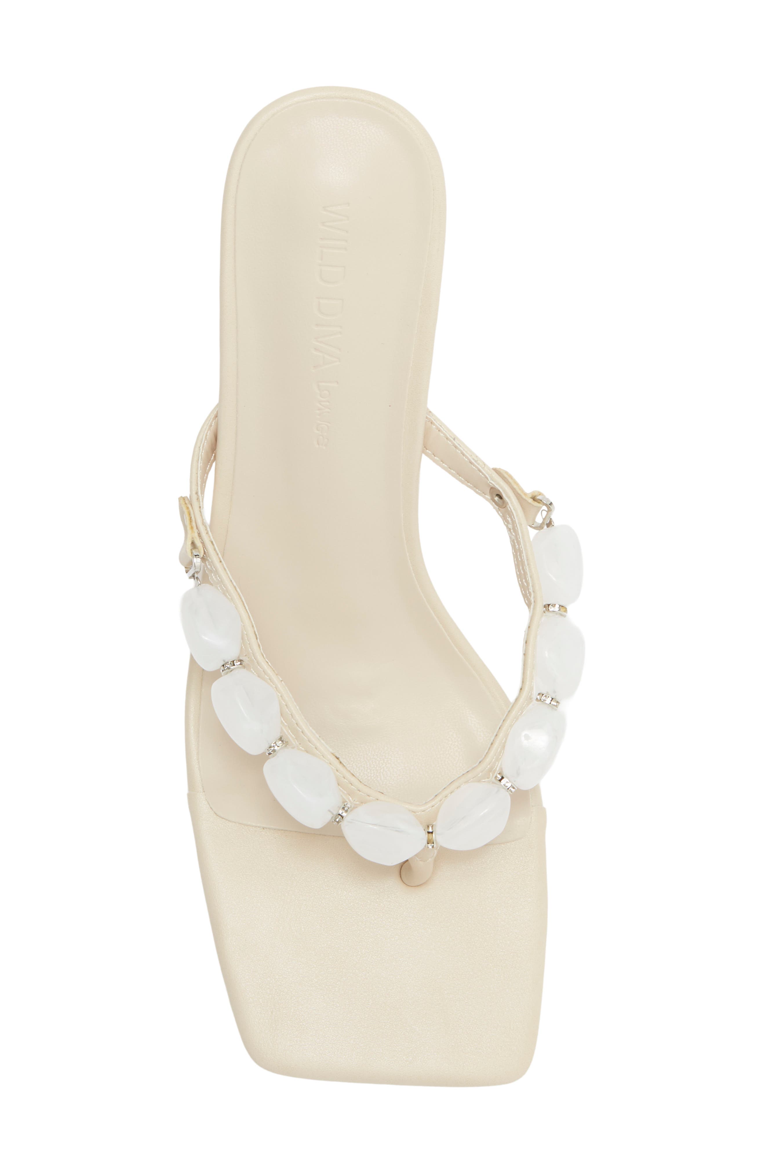 Solara Sandal, Alternate, color, OFF WHITE