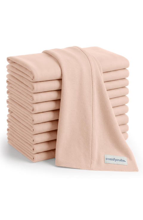 Cotton Burp Cloths - Pack of 10