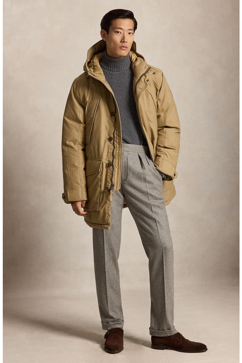 650 Fill Power Down Parka, Alternate, color, KHAKI