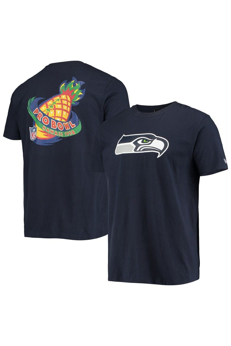 Men's New Era College Navy Seattle Seahawks 1998 Pro Bowl T-Shirt, Main, color, Navy