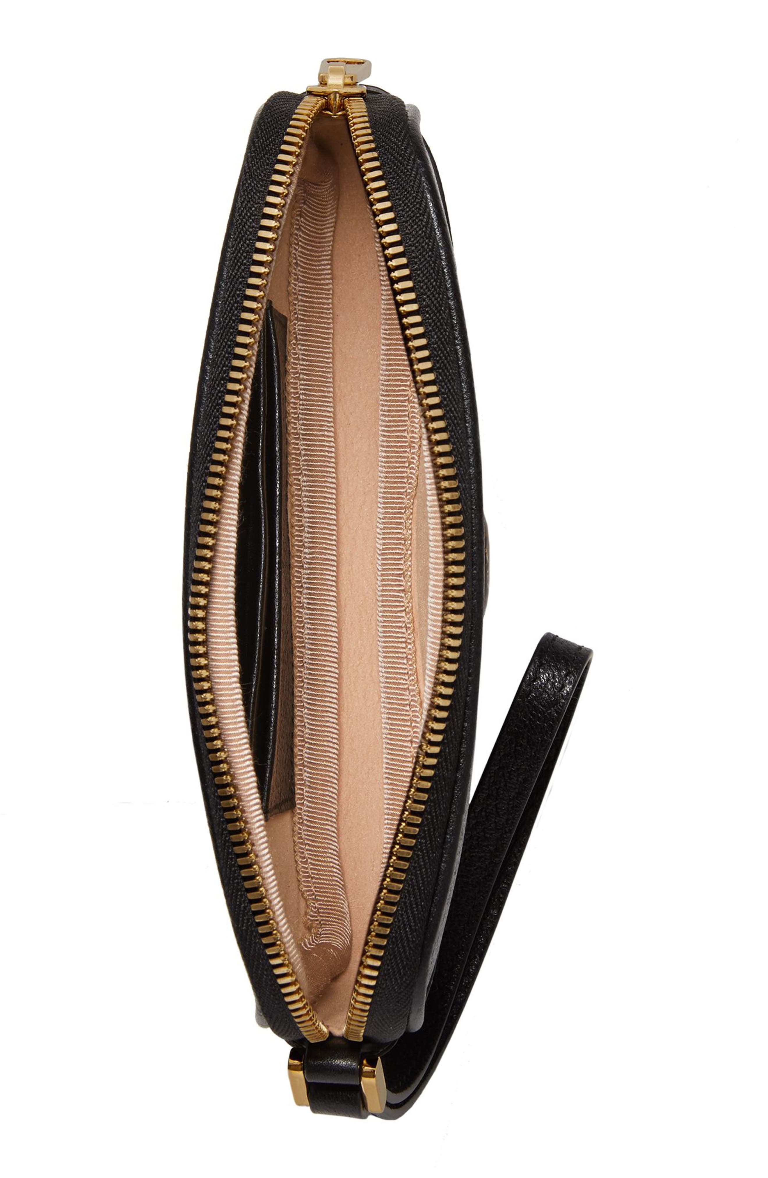 Gucci Ophidia Leather iPhone Case, Alternate, color, 