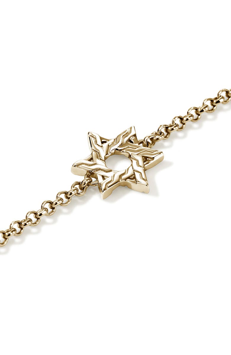 John Hardy JH Essentials Star of David Bracelet, Alternate, color, Gold
