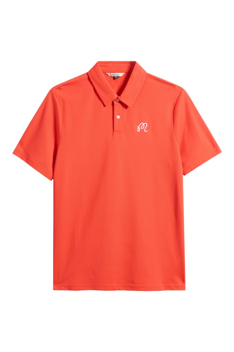 Fairway Piqué Golf Polo, Alternate, color, GRENADINE RED