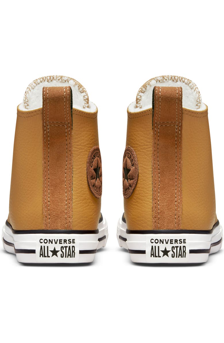 Converse Kids' Chuck Taylor<sup>®</sup> All Star<sup>®</sup> Hi Faux Shearling Sneaker, Alternate, color,