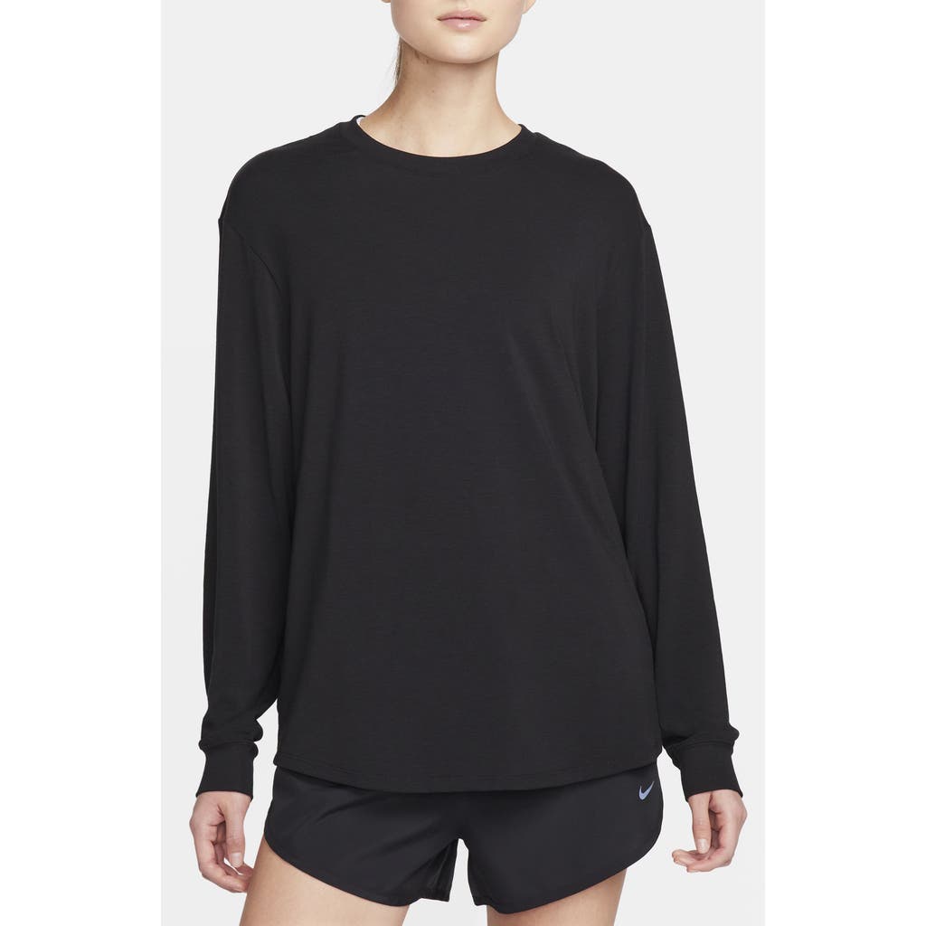 Nike One Relaxed Dri-fit Top In Black