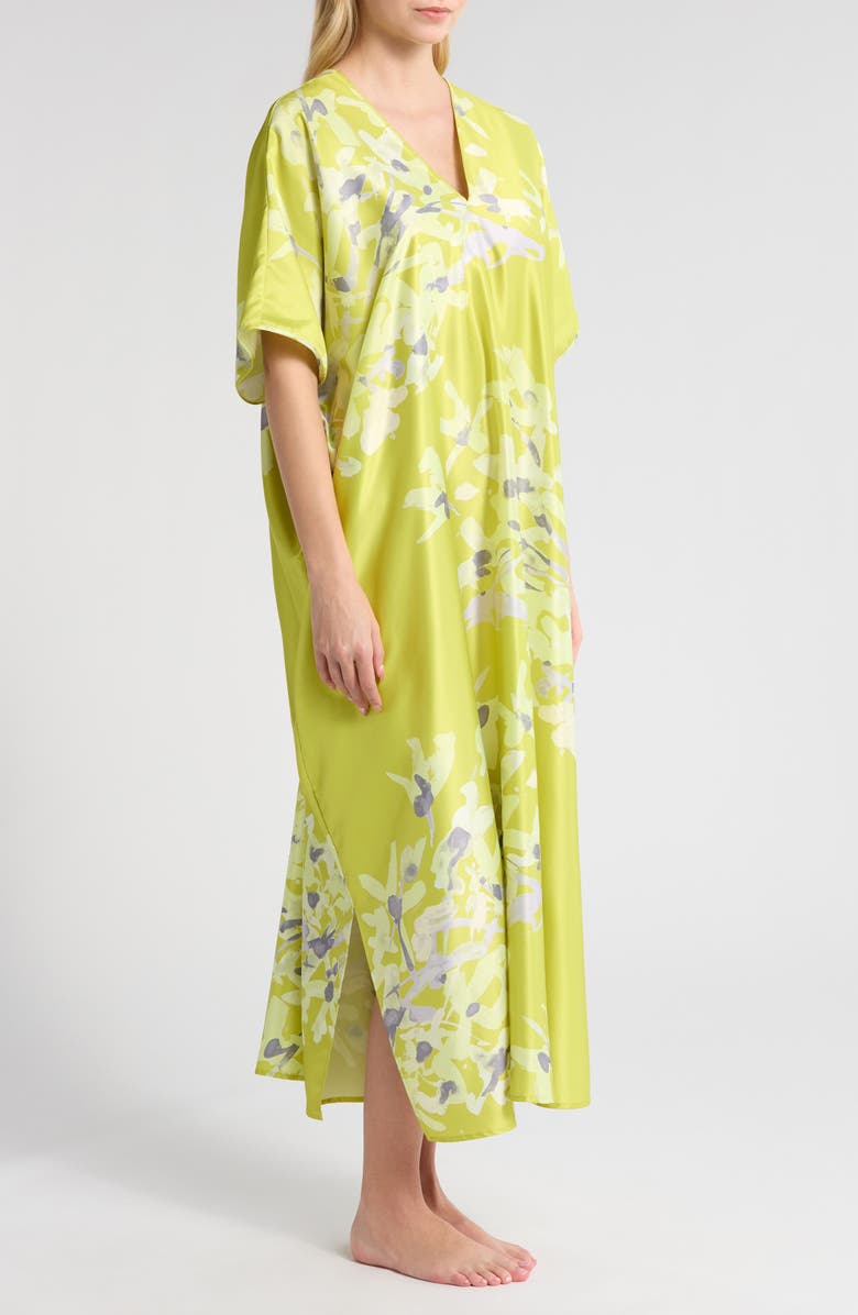 Natori Sumi-E Floral Caftan, Alternate, color, 