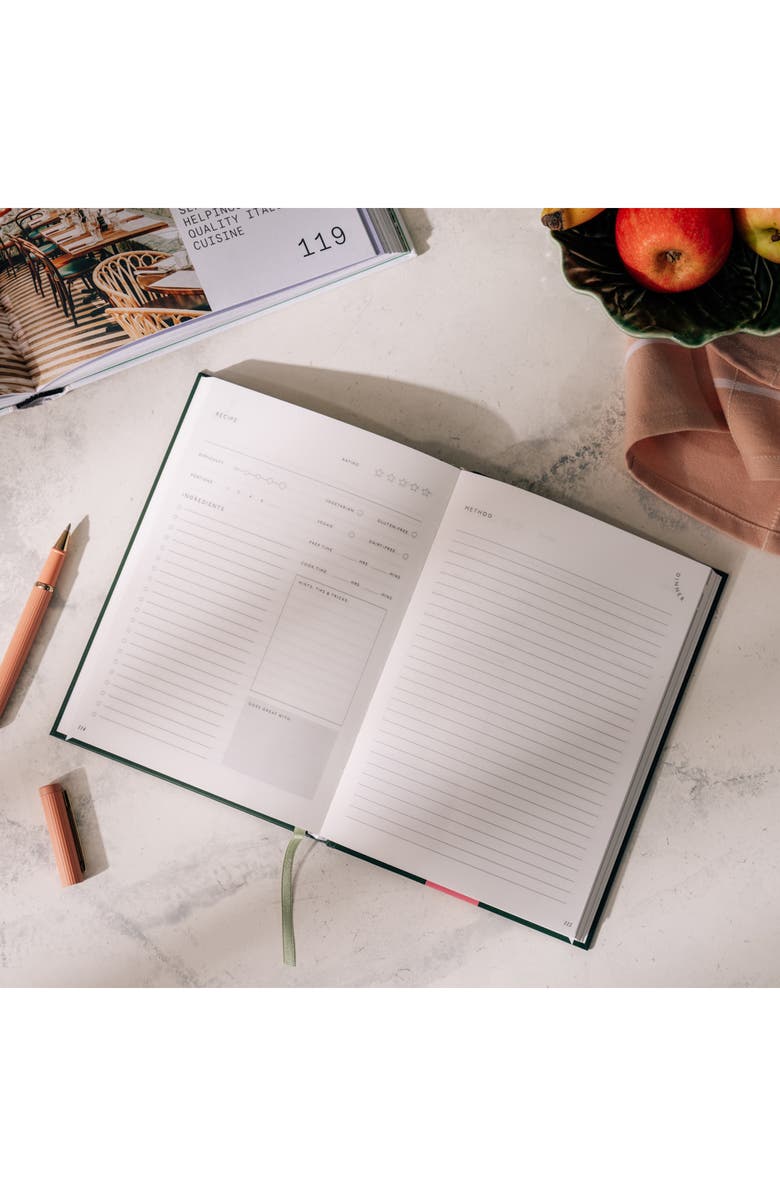 Papier Al Fresco Recipe Journal, Alternate, color, 