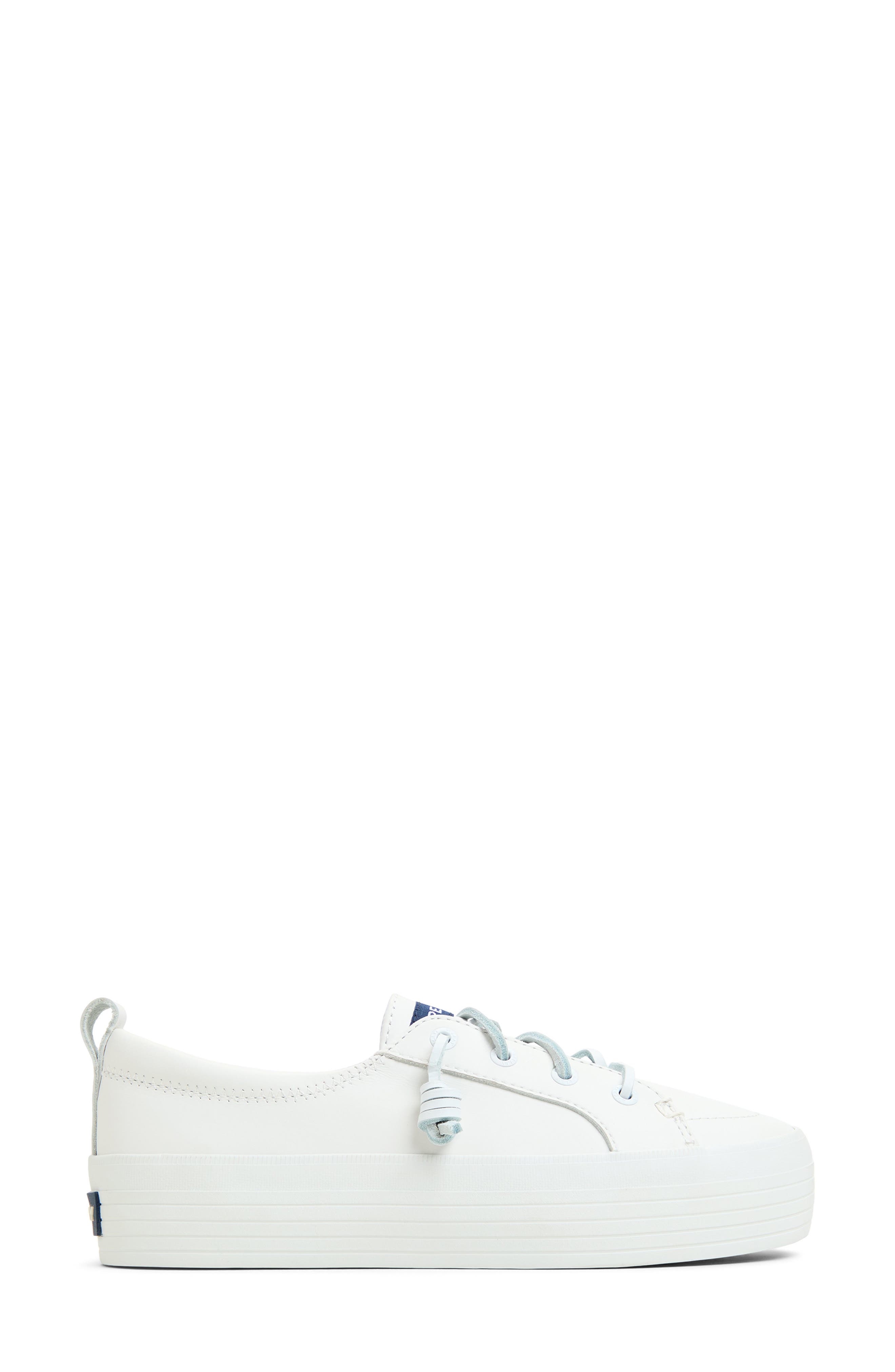 Sperry Crest Vibe Platform Sneaker, Alternate, color, White