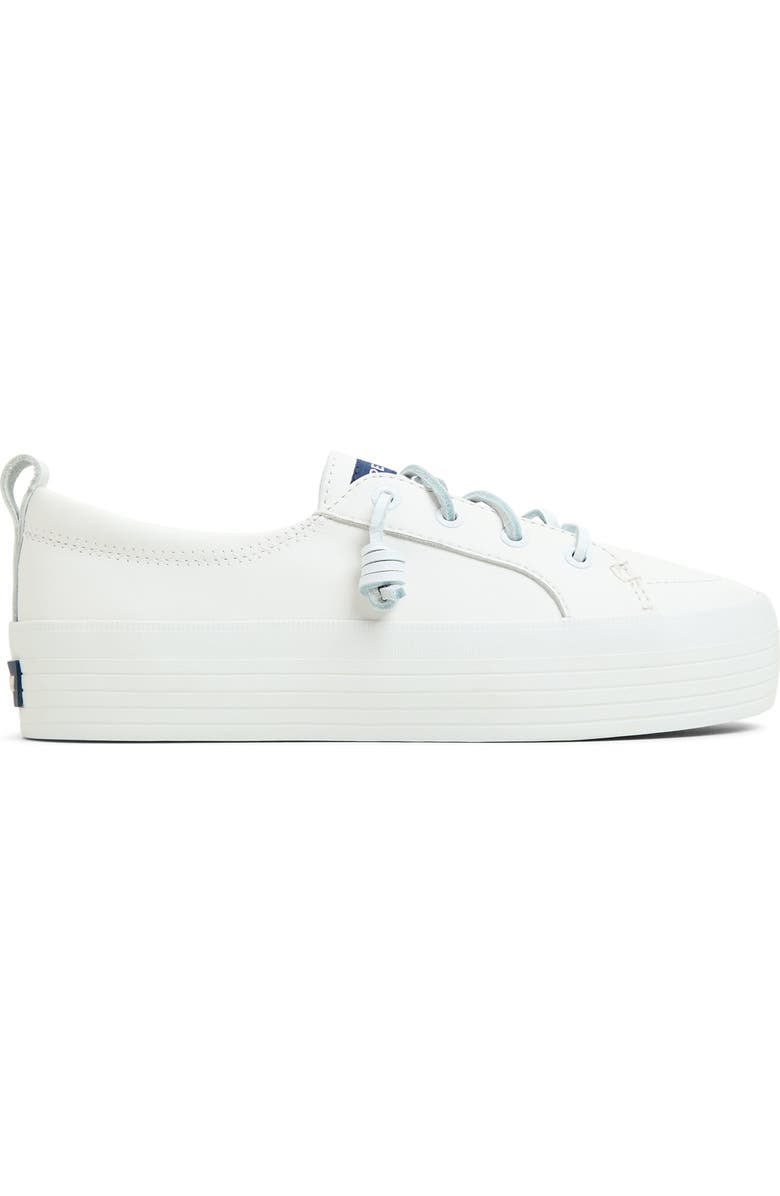 Sperry Crest Vibe Platform Sneaker, Alternate, color, White
