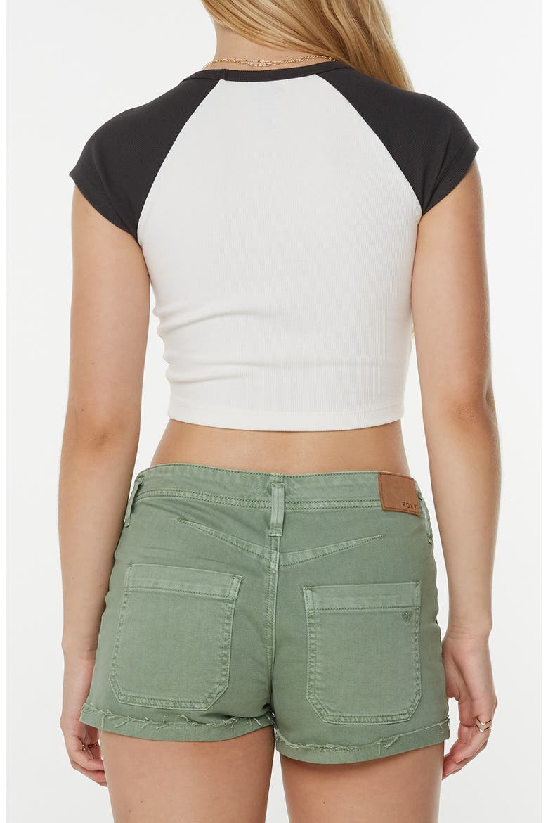 Sunset Dreams Crop Stretch Cotton Blend Graphic T-Shirt, Alternate, color, PHANTOM SUNSET DREAMS