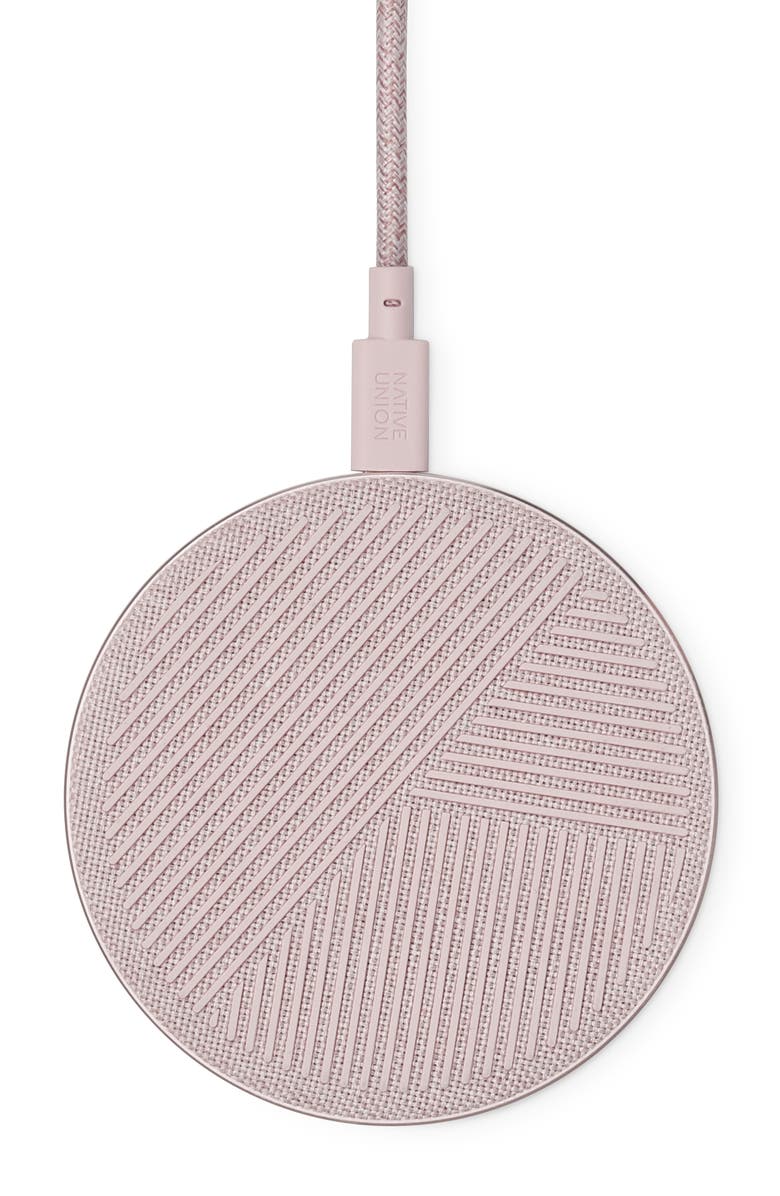 Native Union Drop Wireless Charger, Main, color, Rose