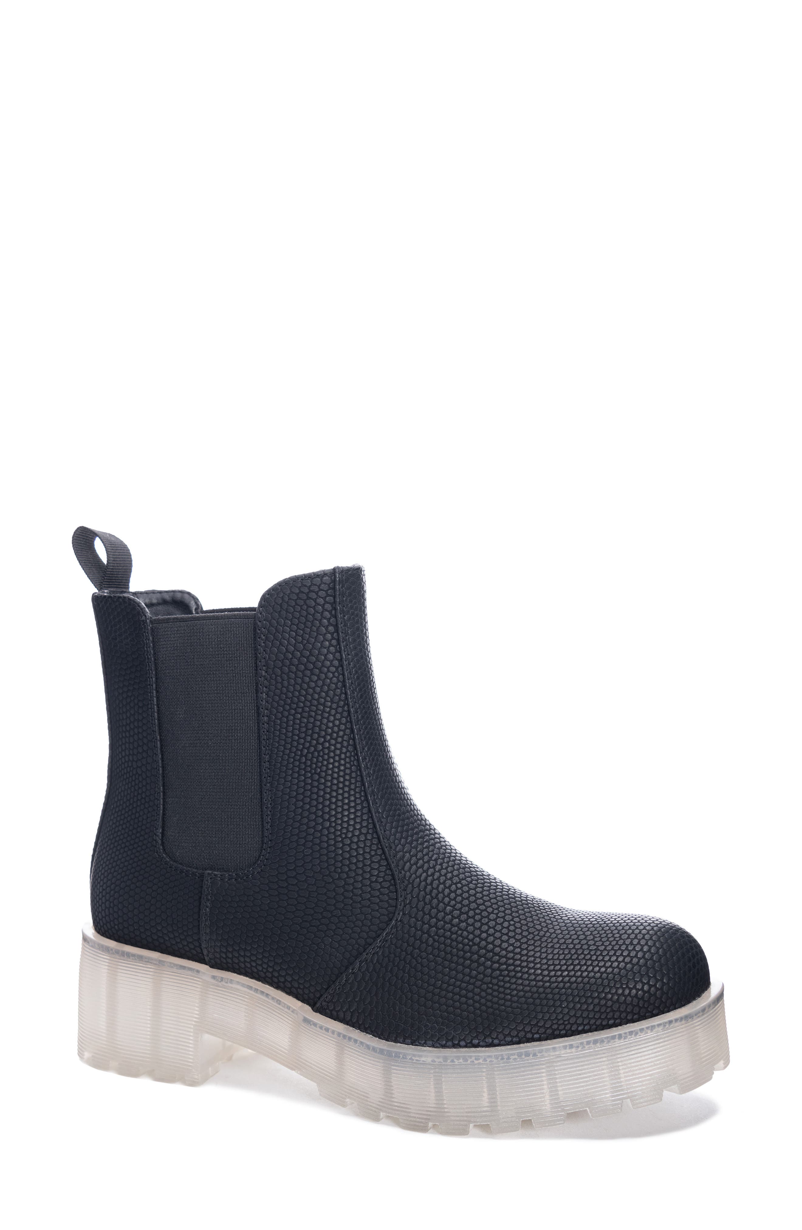 Dirty Laundry Margo Snake Embossed Chelsea Boot, Main, color, 