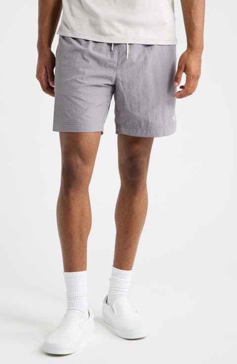 Collegiate Solid Swim Trunks