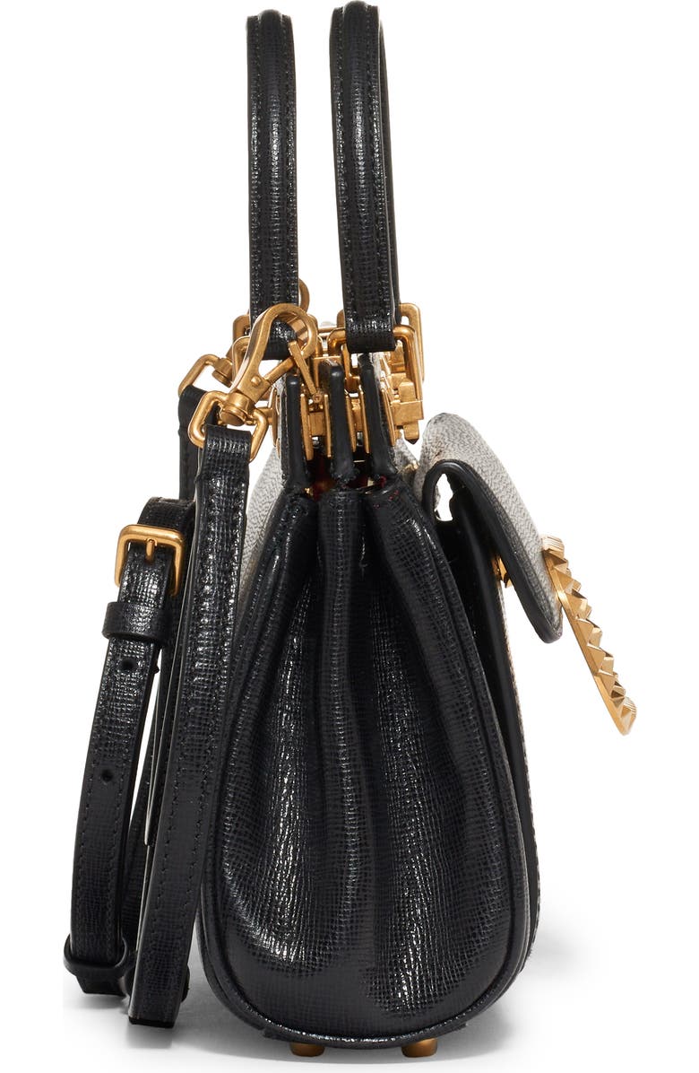 Valentino Garavani Mini Alcove VLOGO Leather Top Handle Bag, Alternate, color,