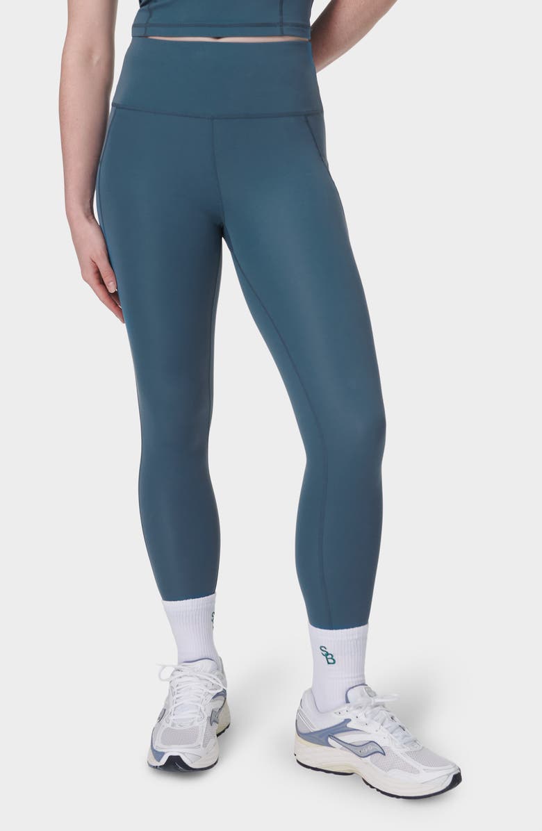 Sweaty Betty All Day Active Leggings, Main, color, Subdued Blue