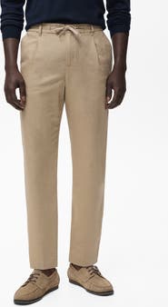 MANGO Slim Fit Drawstring Pants