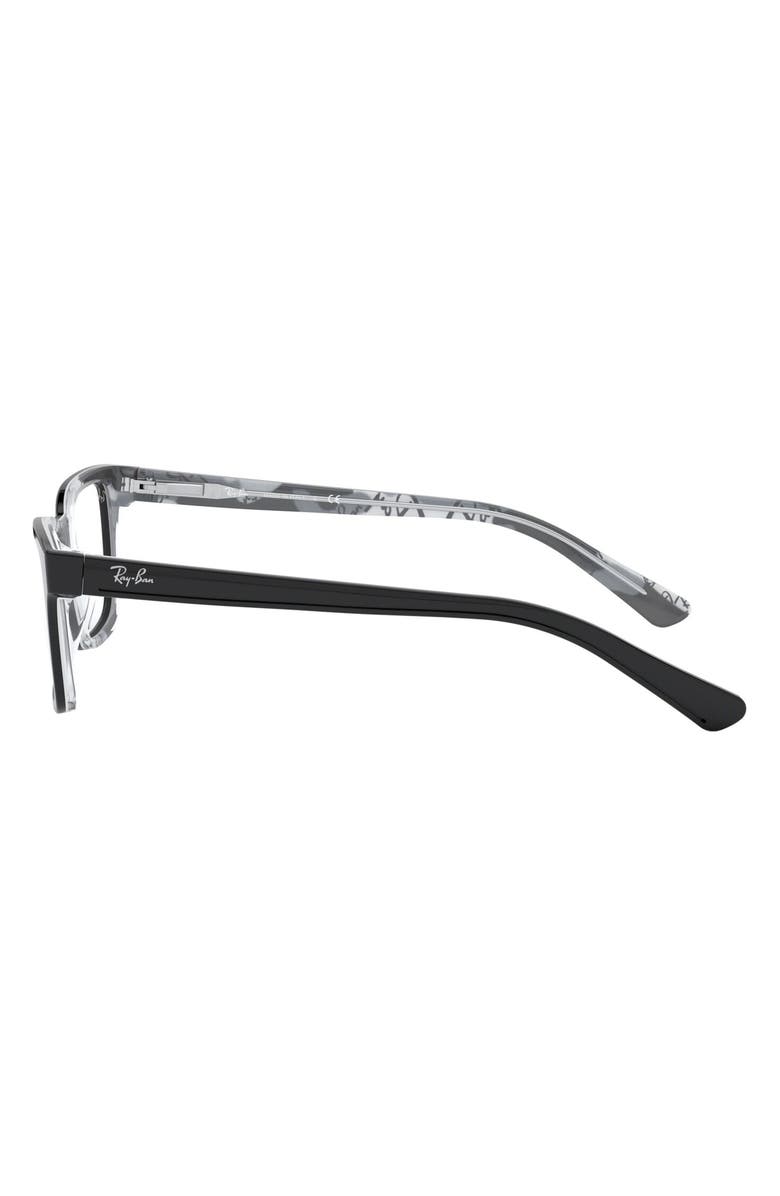 Ray-Ban Kids' 48mm Rectangular Optical Glasses, Alternate, color,