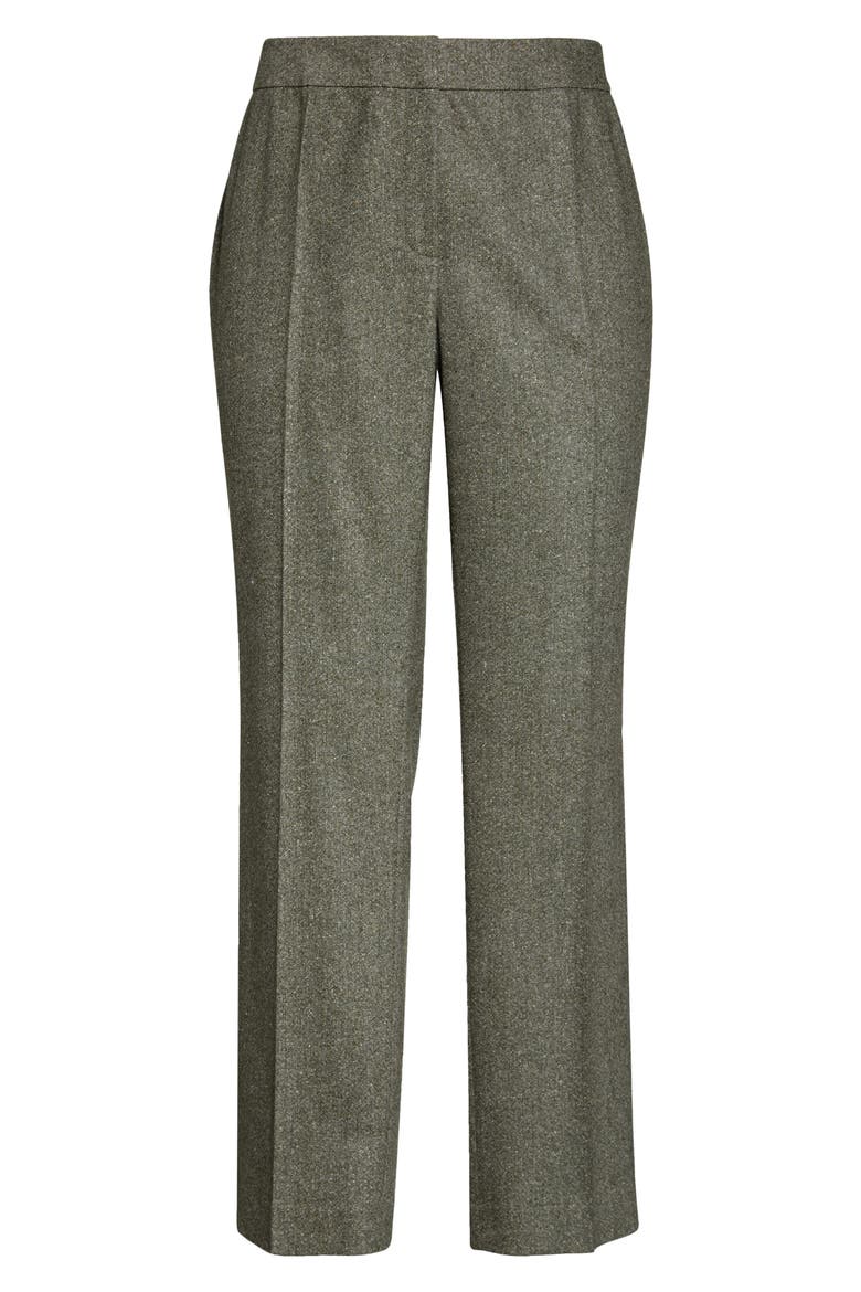 Barrow Wool Blend Donegal Tweed Pants, Alternate, color, DARK SEAWEED MULTI
