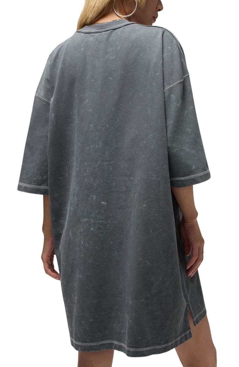 Jordan Flight Oversize Graphic T-Shirt Dress, Alternate, color, Iron Grey/ Sail