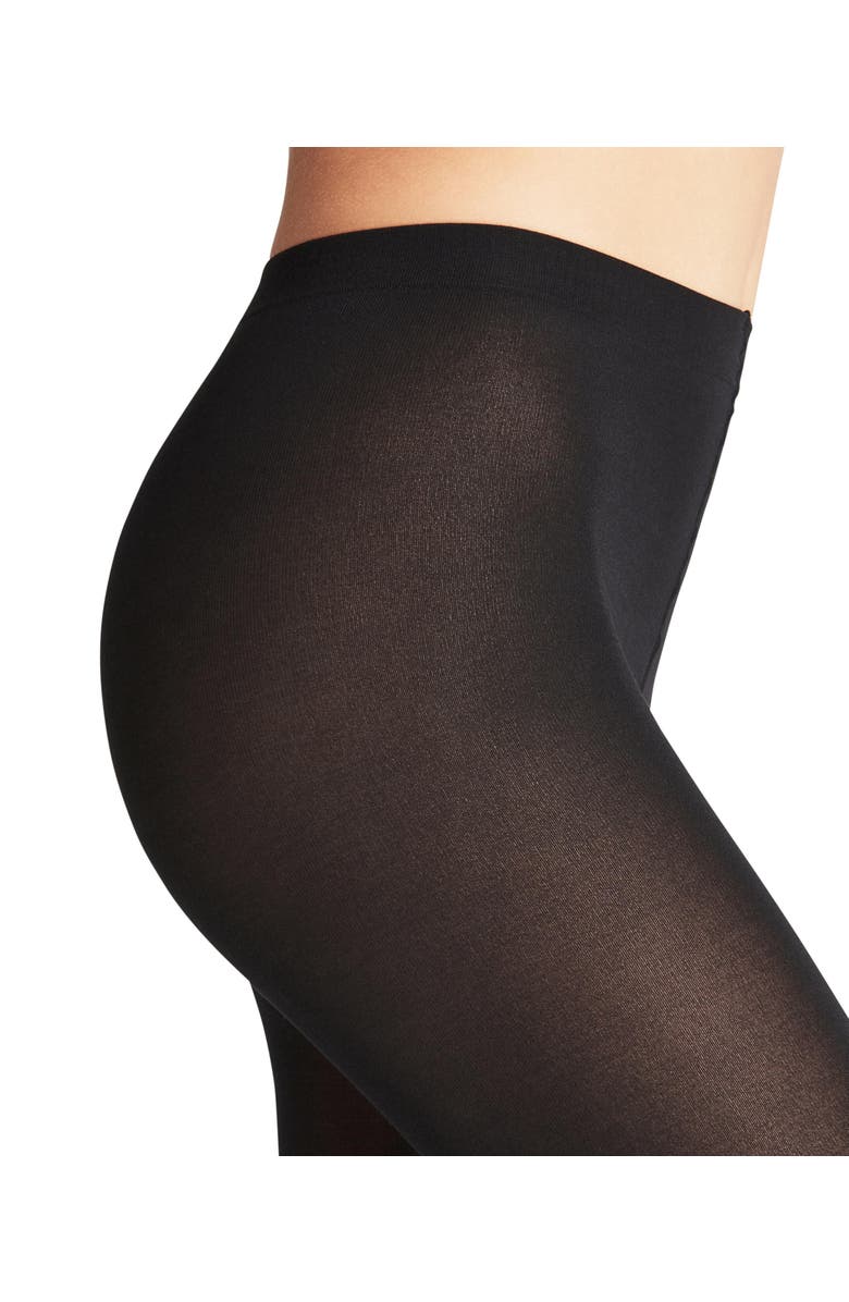 Falke Cotton Touch Tights, Alternate, color, Black