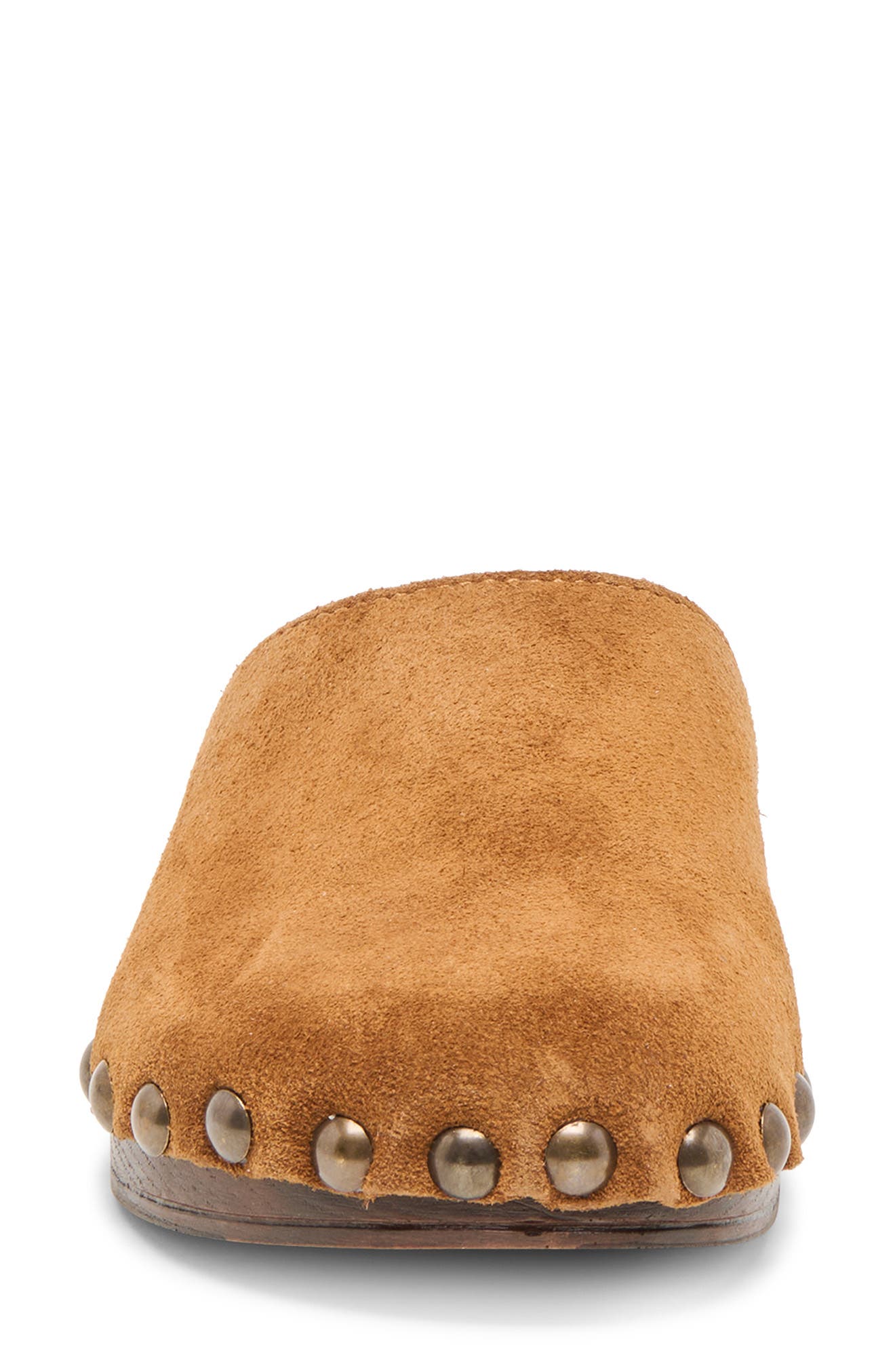 Dolce Vita Alanis Studded Mule, Alternate, color, Chestnut Suede