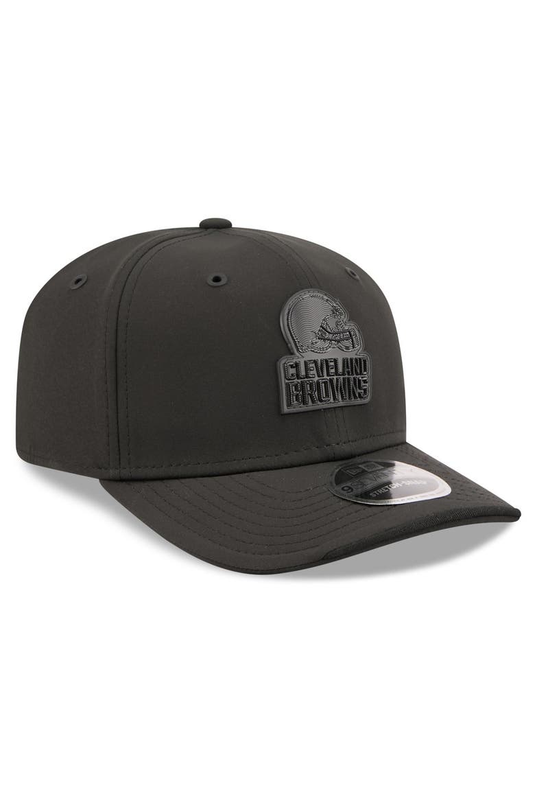 Men's New Era Black Cleveland Browns 2026 Sideline 9SEVENTY Adjustable Hat, Alternate, color, Black