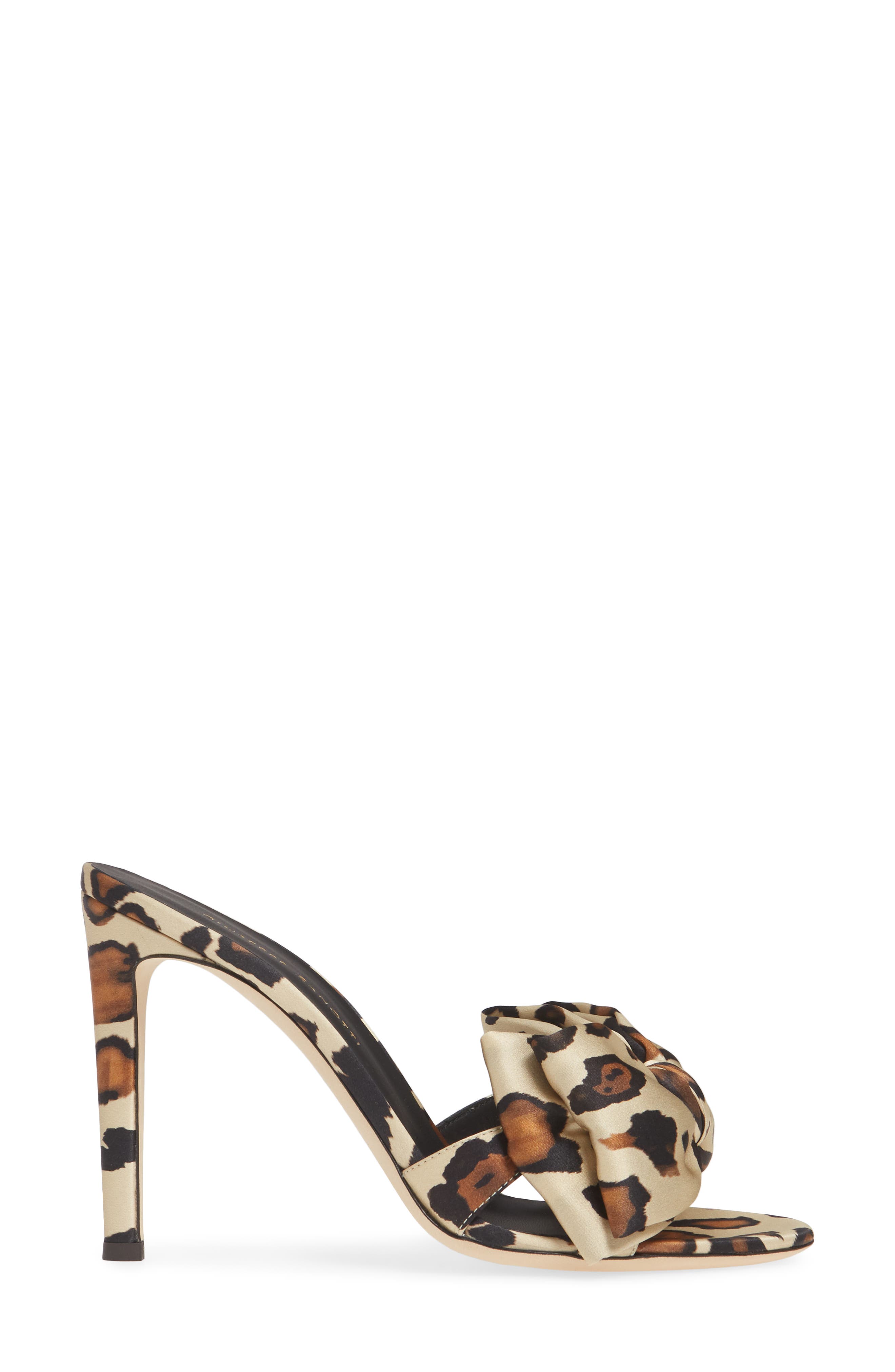 Giuseppe Zanotti Big Bow Slide Sandal, Alternate, color, 