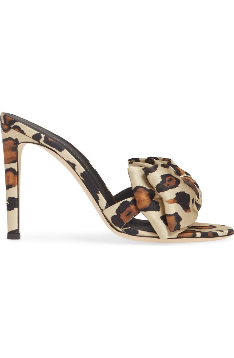 Giuseppe Zanotti Big Bow Slide Sandal, Alternate, color,