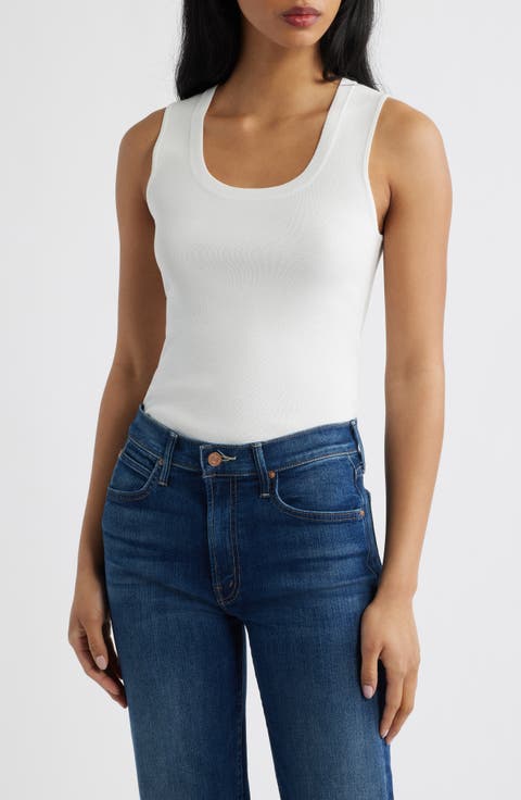 Sleeveless Rib Top