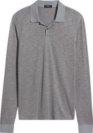 Theory Goris Activate Long Sleeve Polo