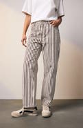 NEXT Stripe Straight Leg Jeans