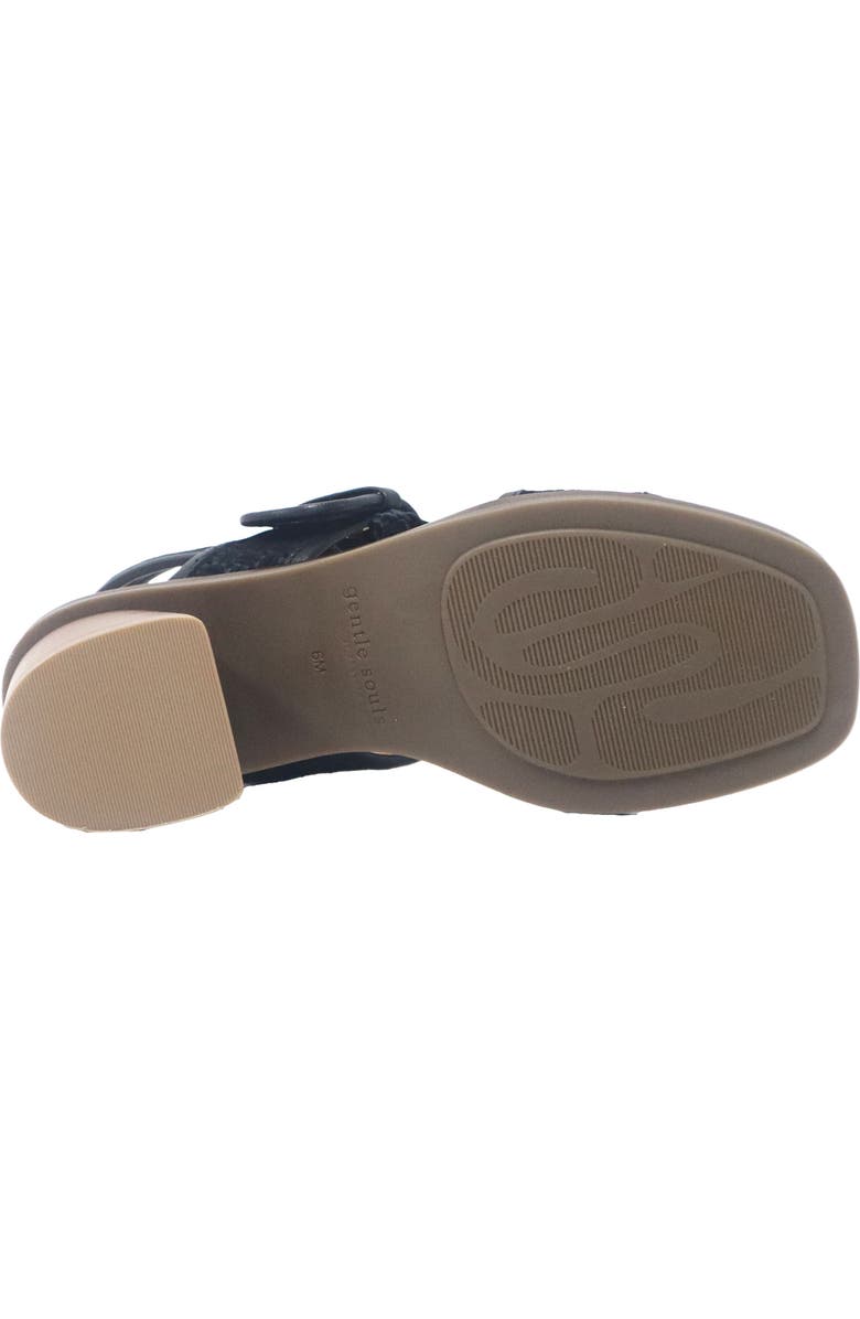 Gentle Souls Mystic Slingback Block Heel Sandal, Alternate, color, Black Suede