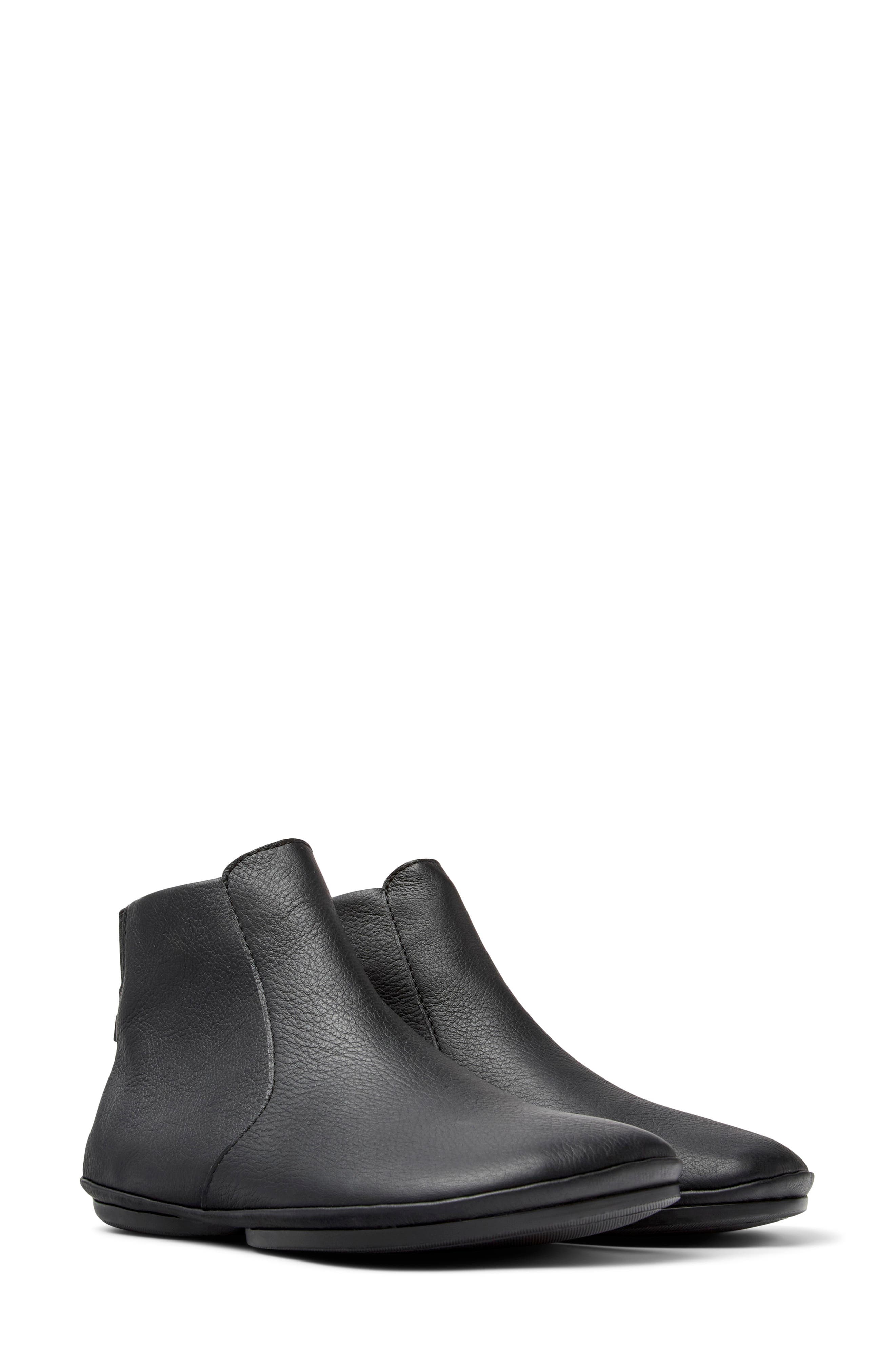 Camper Right Nina Bootie, Main, color, Black