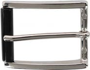 Trafalgar 35mm Genuine Stag Horn Roller Single Pronged Brass Buckle