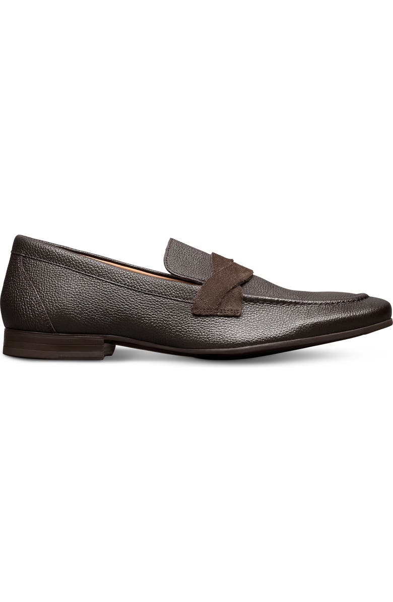 Allen Edmonds Lawrence Apron Toe Loafer, Alternate, color, Dark Brown